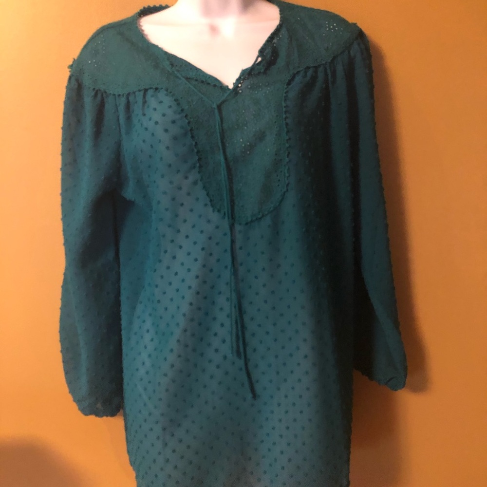 Matilda Jane green blouse/tunic